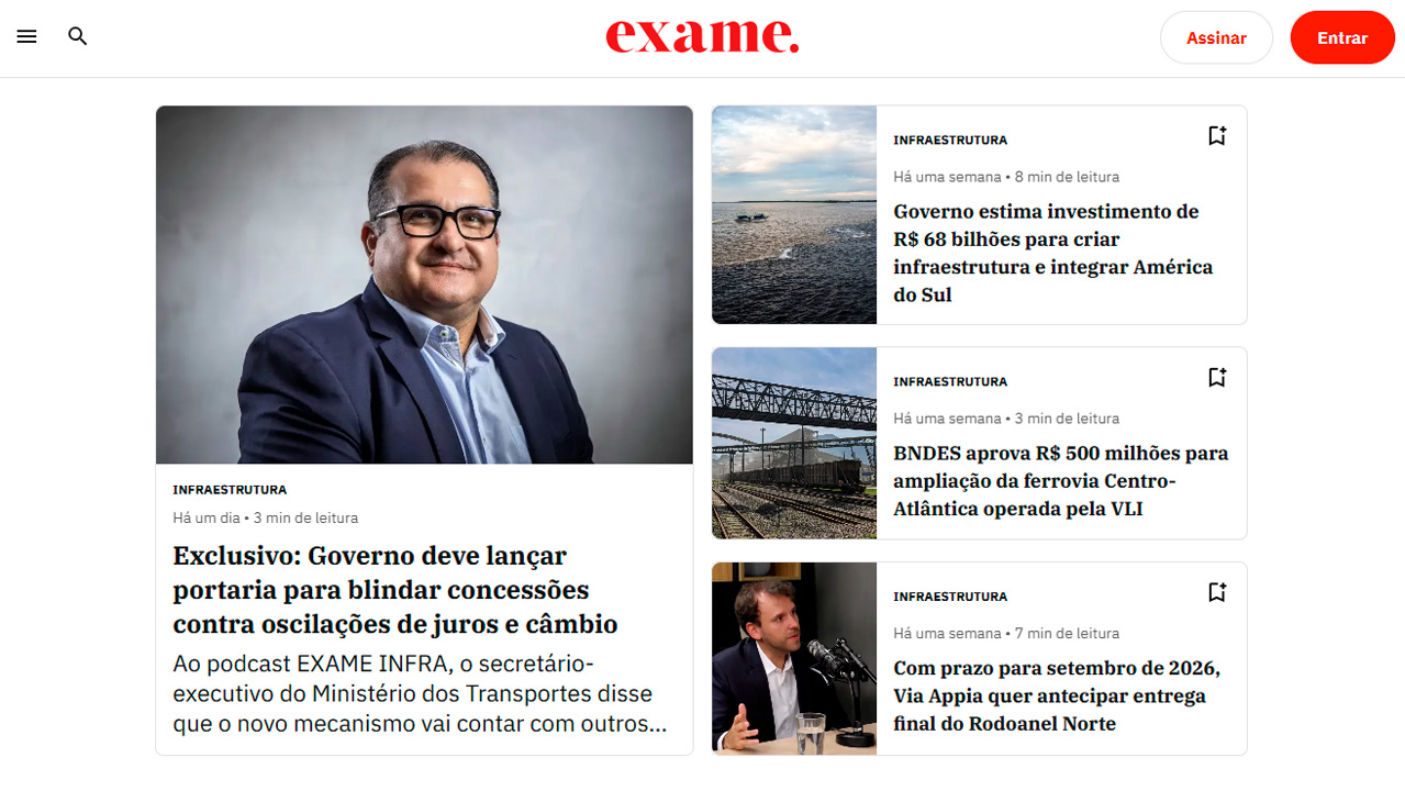 foto - Exame Infra - George Santoto - Governo deve lançar portaria para blindar concessões contra oscilações de juros e câmbio