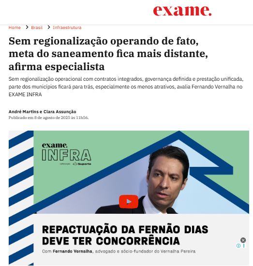 foto - Sem regionalização operando de fato, meta do saneamento fica mais distante, afirma especialista