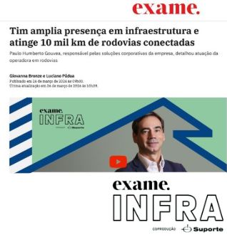 foto - Tim amplia presença em infraestrutura e atinge 10 mil km de rodovias conectadas