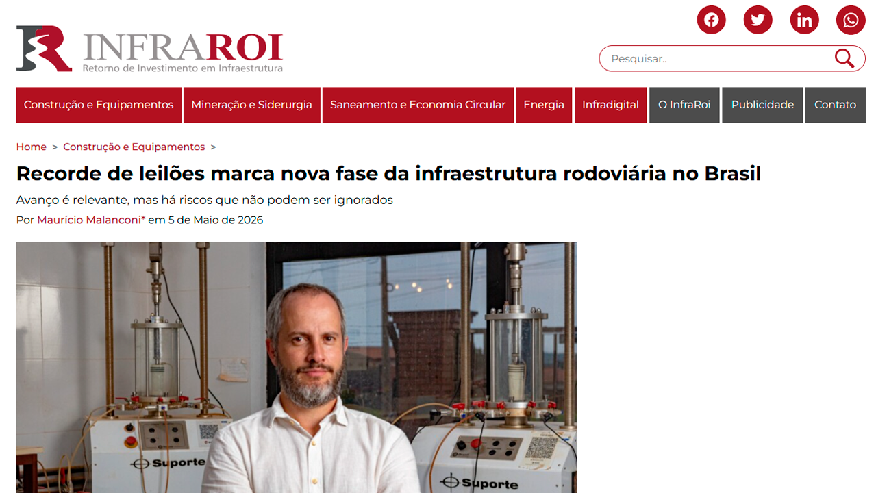 foto - Suporte Na Imprensa – Recorde de leilões marca nova fase da infraestrutura rodoviária no Brasil