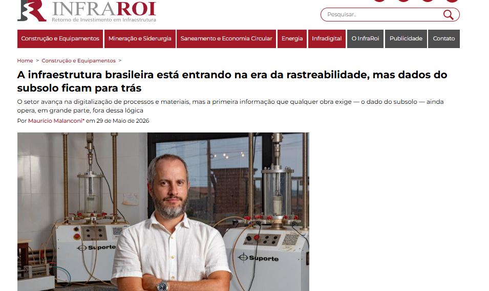 foto - A infraestrutura brasileira está entrando na era da rastreabilidade, mas dados do subsolo ficam para trás