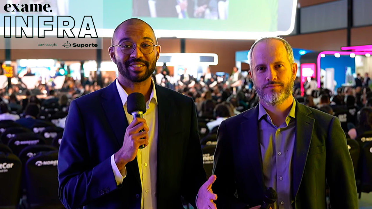 foto - EXAME Infra – Episódio 35 - Nosso Podcast com a EXAME sai do estúdio e realiza mais de 15 entrevistas na Bienal das Rodovias, em Brasília